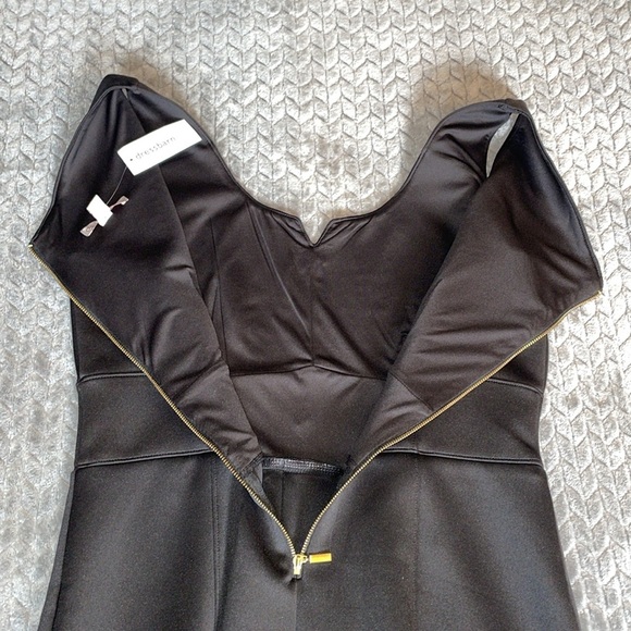 NWT Dress Barn Midi Dress. Black and Cream.  Sleeveless. Back Zipper. Lined.  12 - Picture 12 of 15